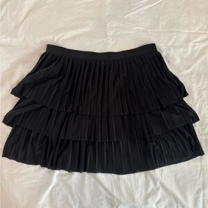 Old Navy Black Tiered Mini Skirt